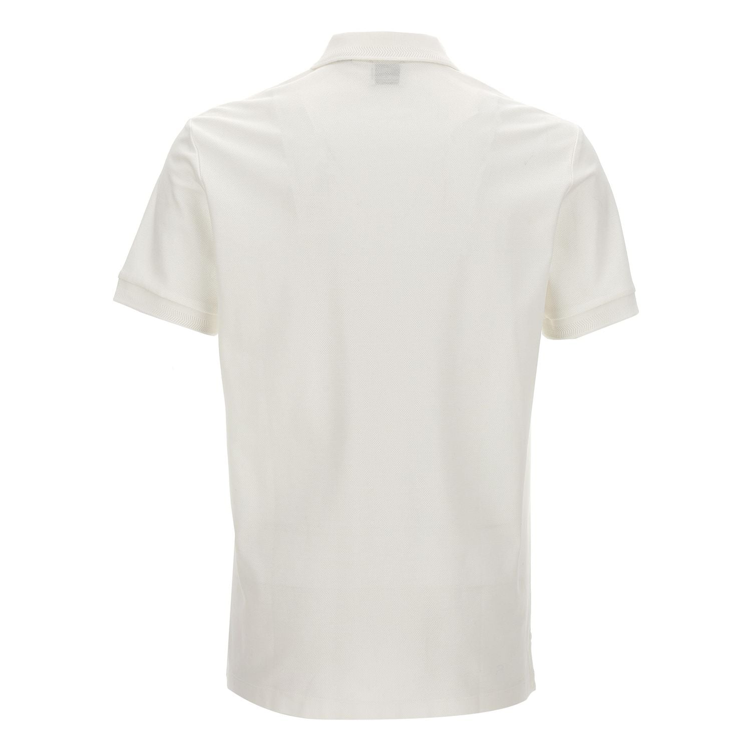 Burberry White Cotton Polo Shirt