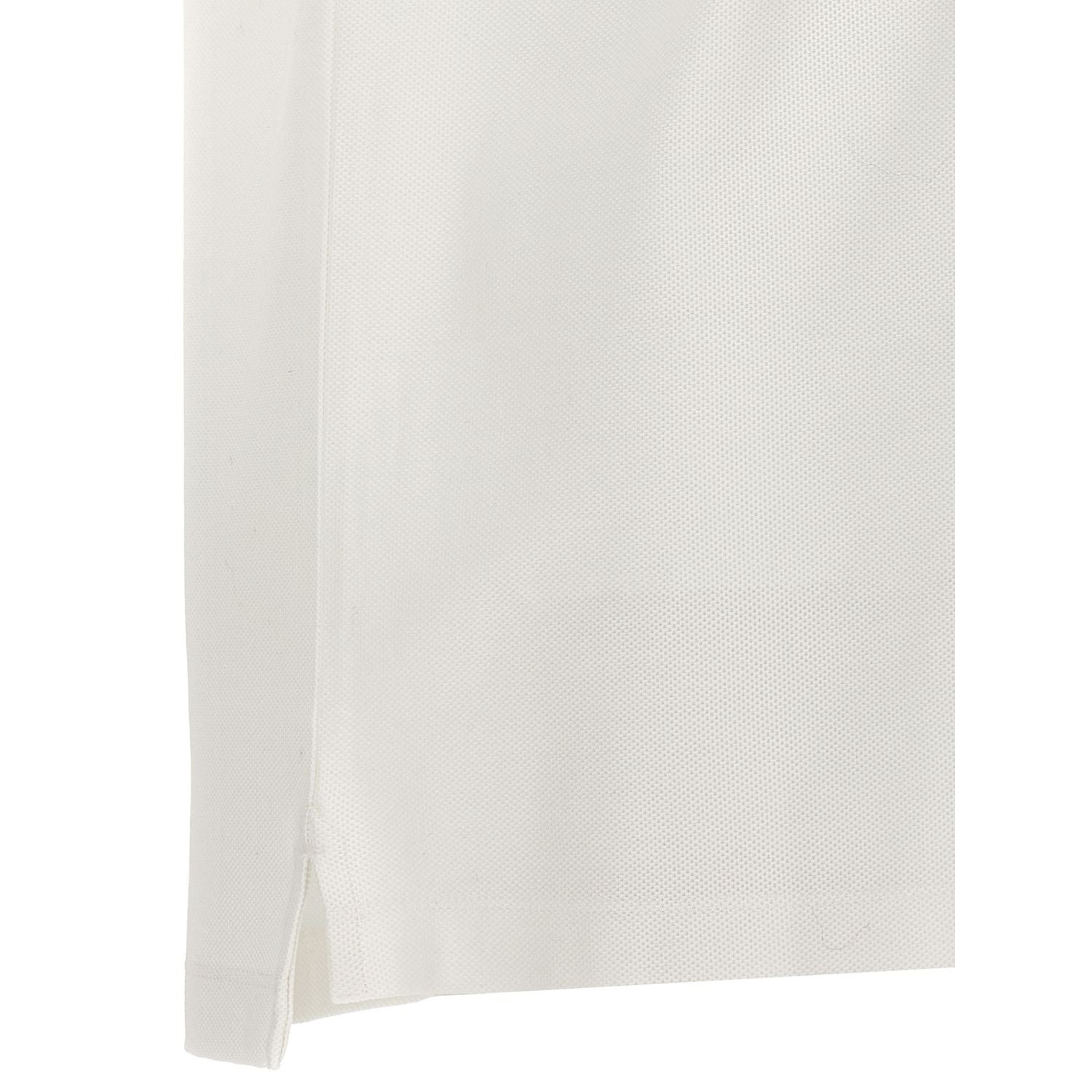 Burberry White Cotton Polo Shirt