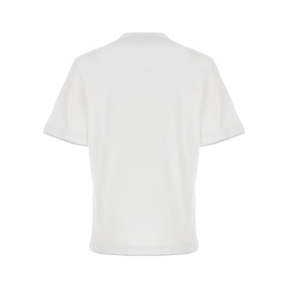 Brunello Cucinelli White Cotton T-Shirt