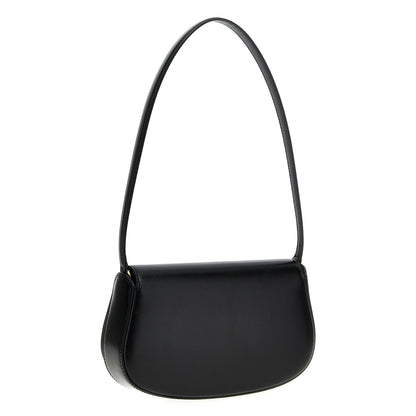 Saint Laurent Black Calfskin Shoulder Bag
