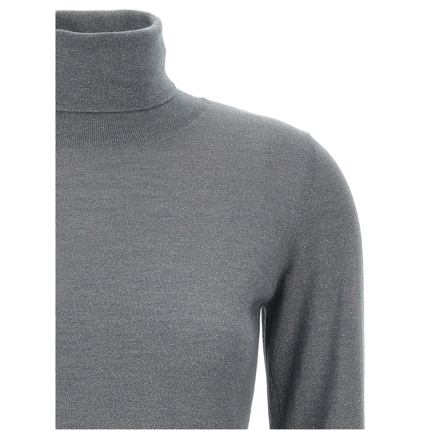 Brunello Cucinelli Gray Cashmere Cardigan