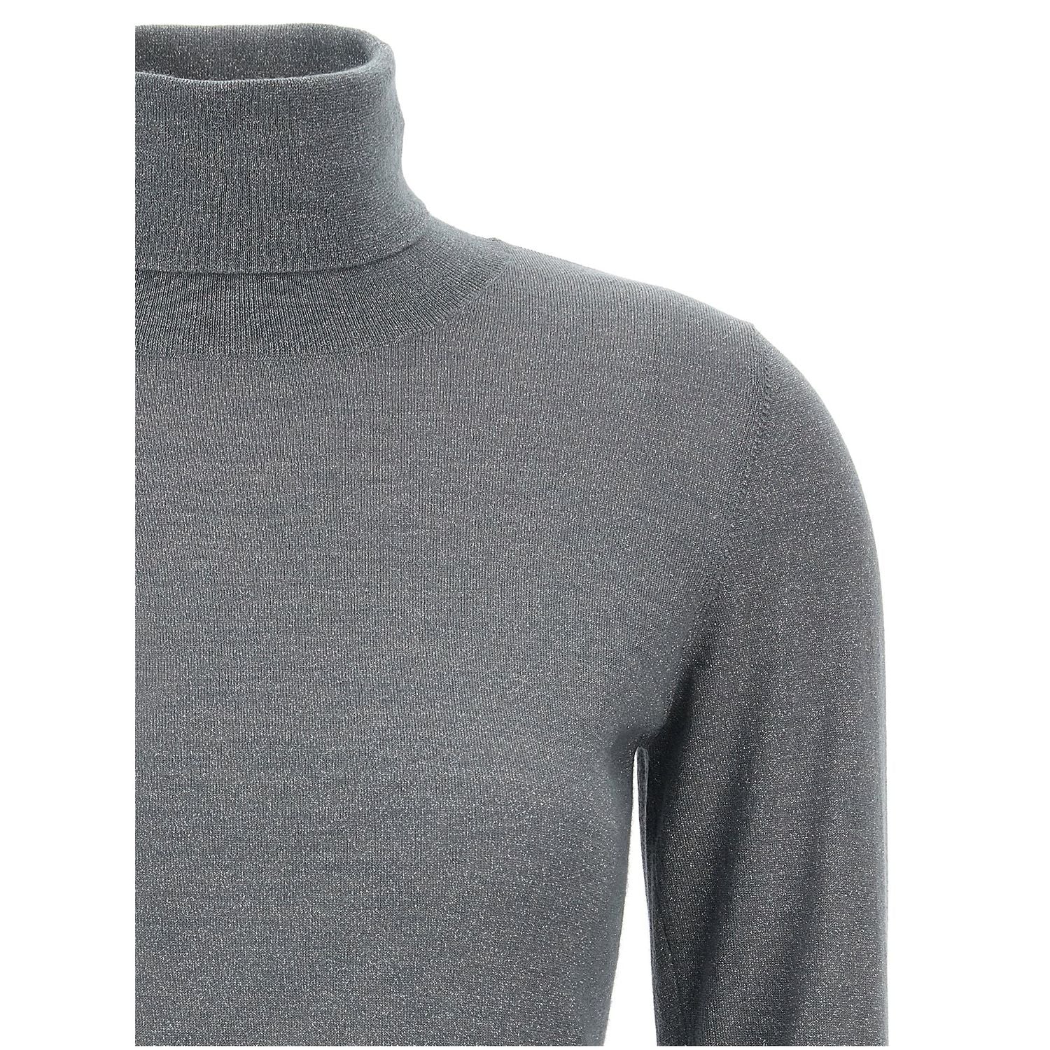 Brunello Cucinelli Gray Cashmere Cardigan