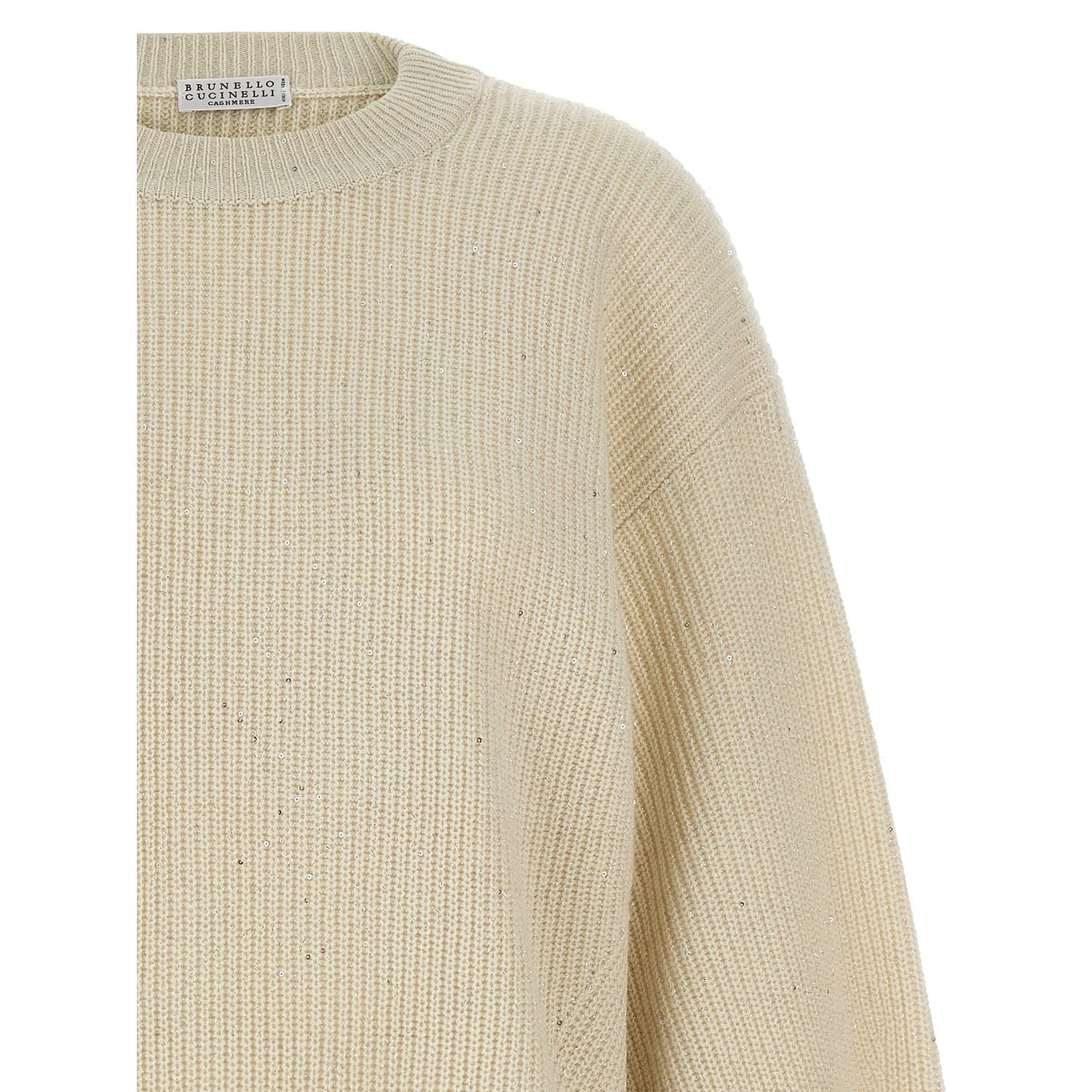 Brunello Cucinelli White Cashmere Cardigan