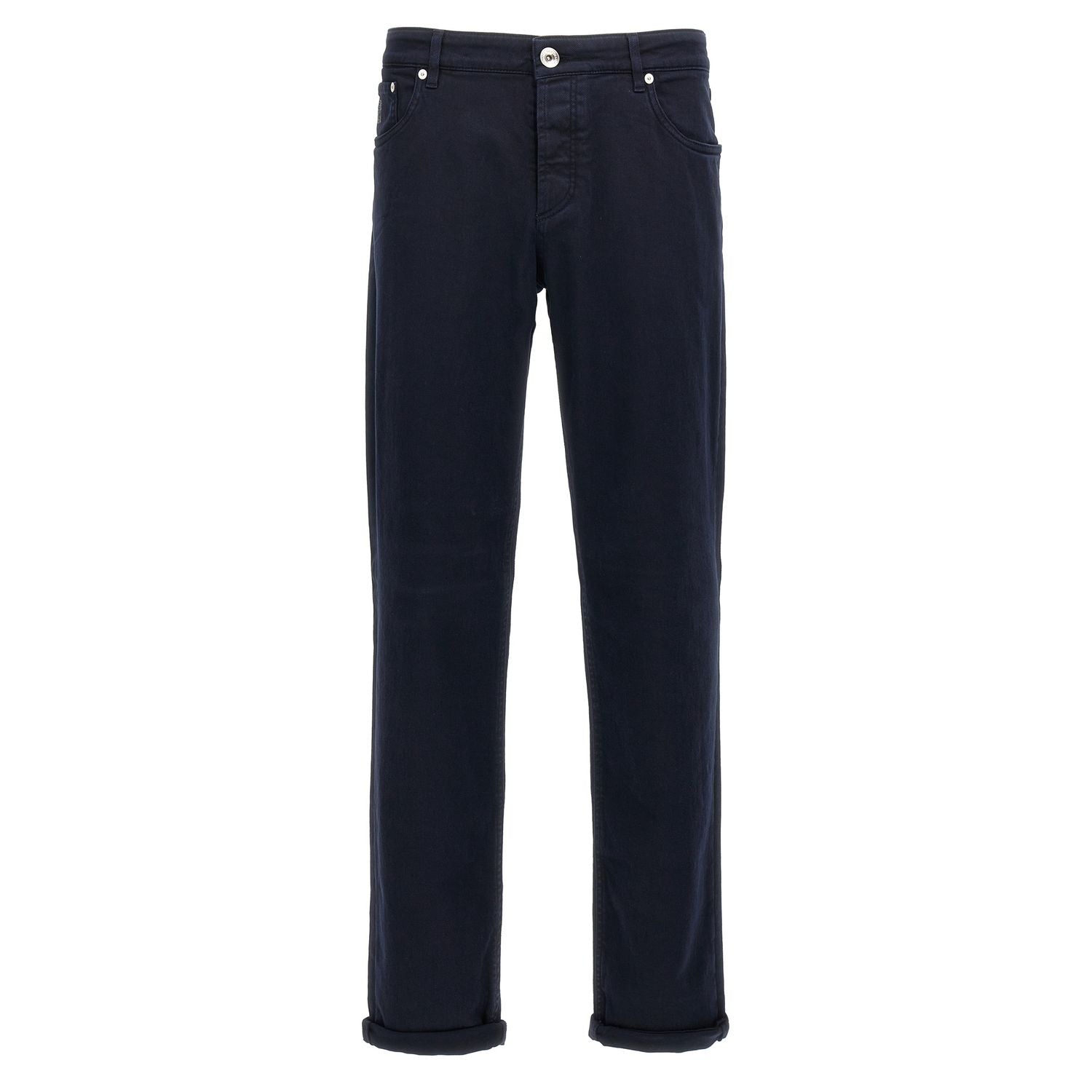 Brunello Cucinelli Blue Cotton Jeans Denim