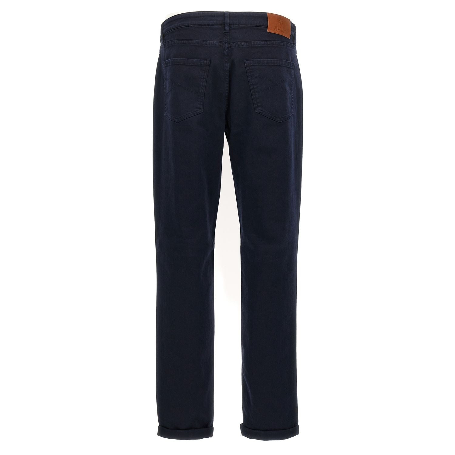 Brunello Cucinelli Blue Cotton Jeans Denim