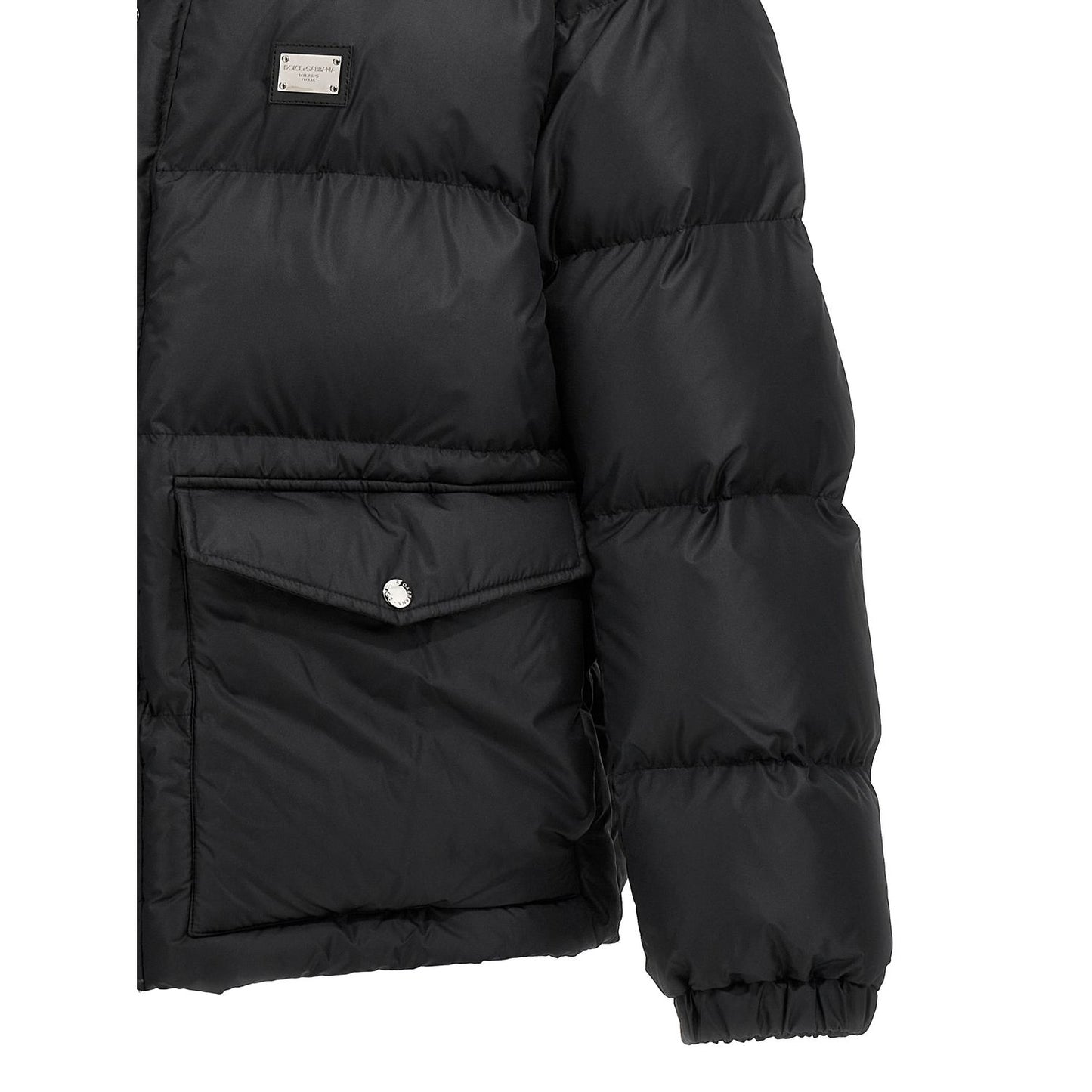 Dolce & Gabbana Black Polyester Jacket