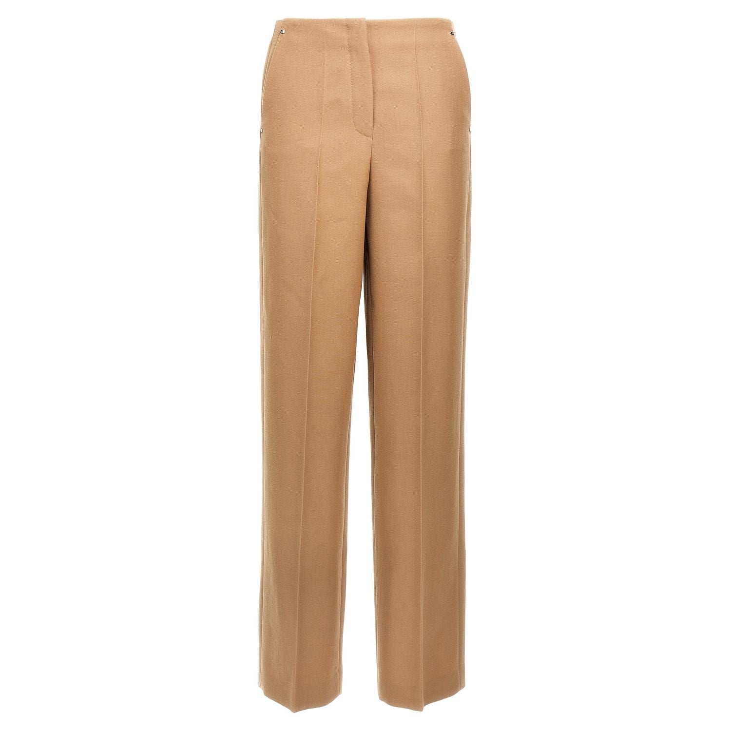Fendi Beige Wool Dress Pants