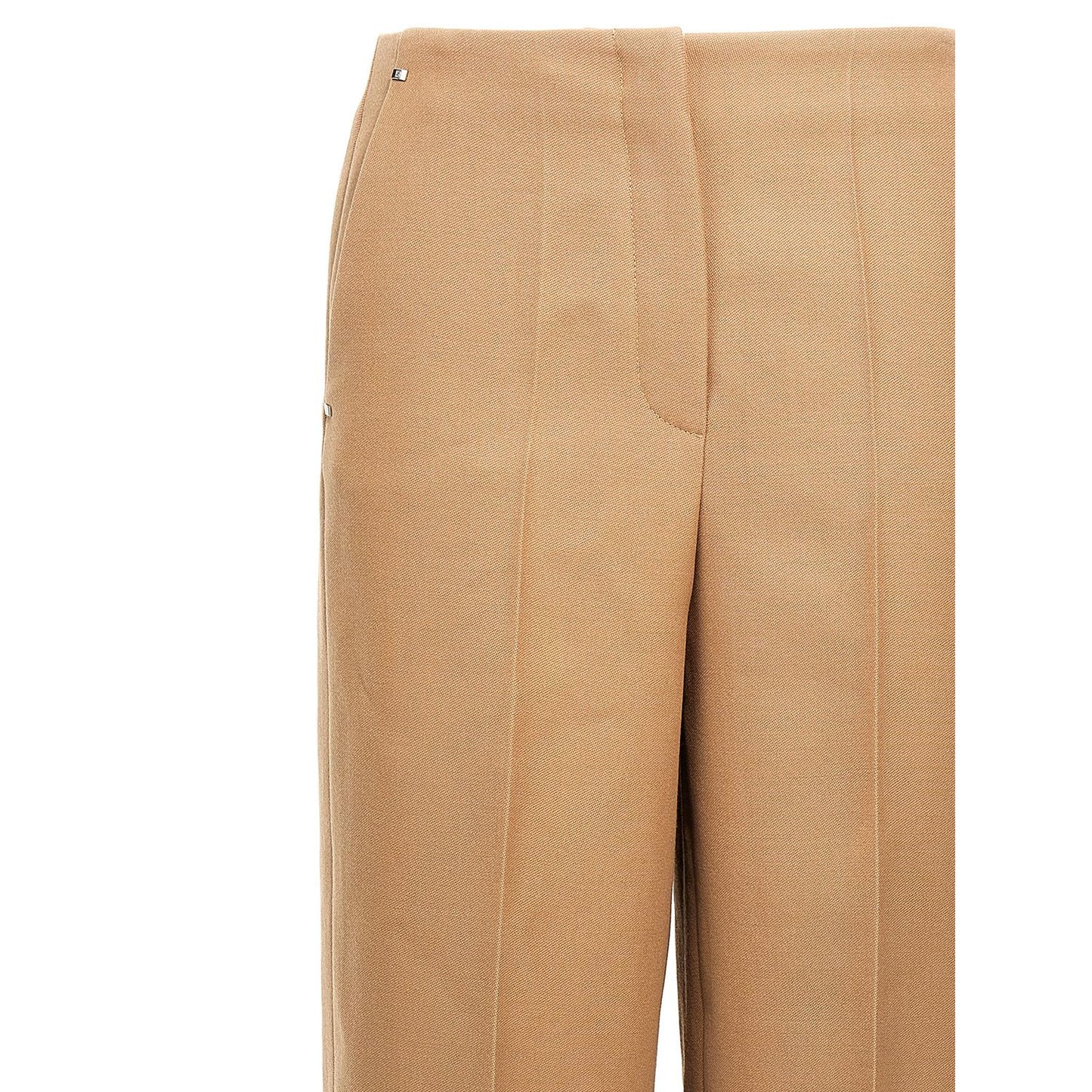 Fendi Beige Wool Dress Pants