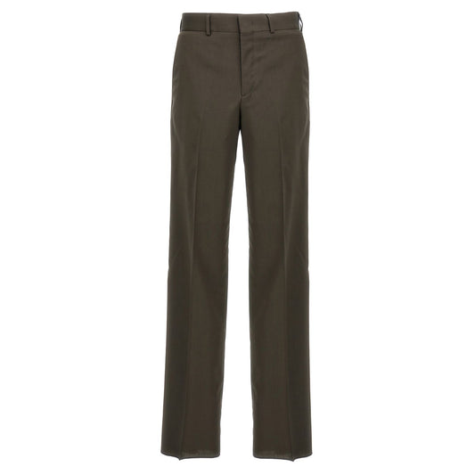 Fendi Bicolor Wool Dress Pants