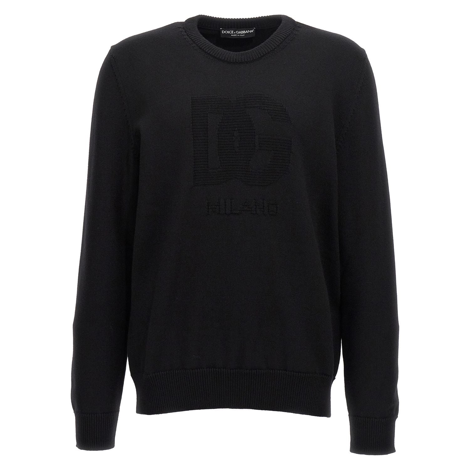 Dolce & Gabbana Black Virgin Wool Cardigan