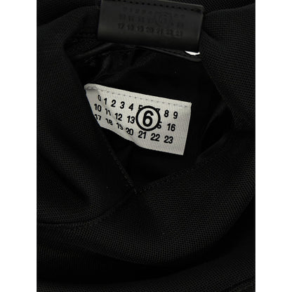MM6 Maison Margiela Black Polyester Crossbody Bag