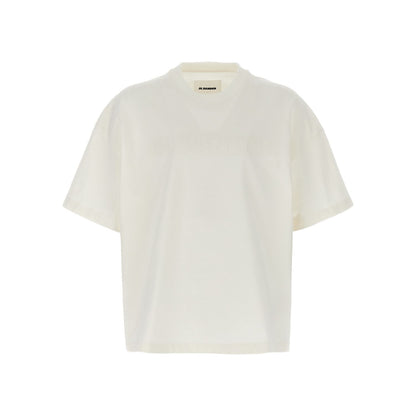 Jil Sander White Cotton T-Shirt