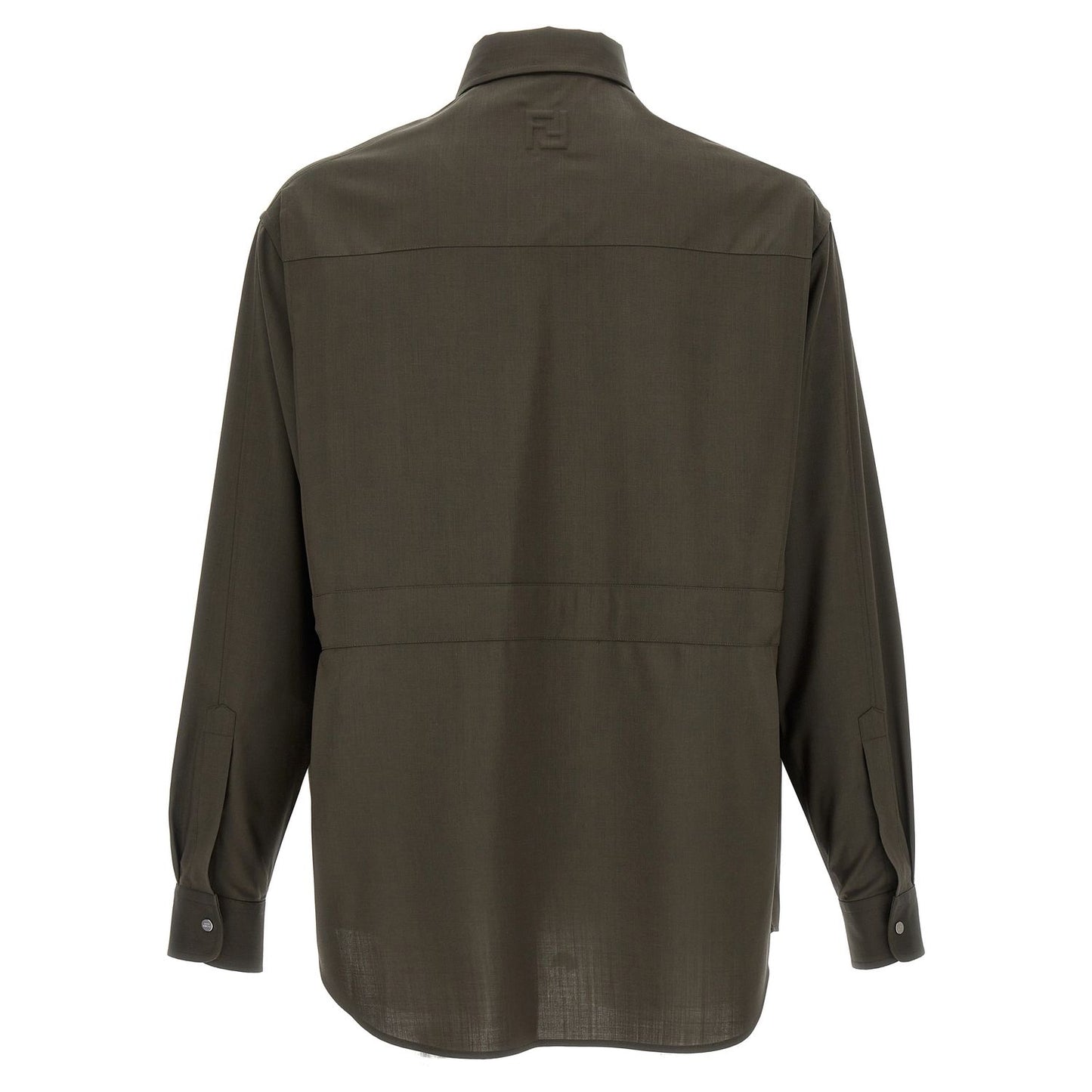 Fendi Bicolor Wool Blouse