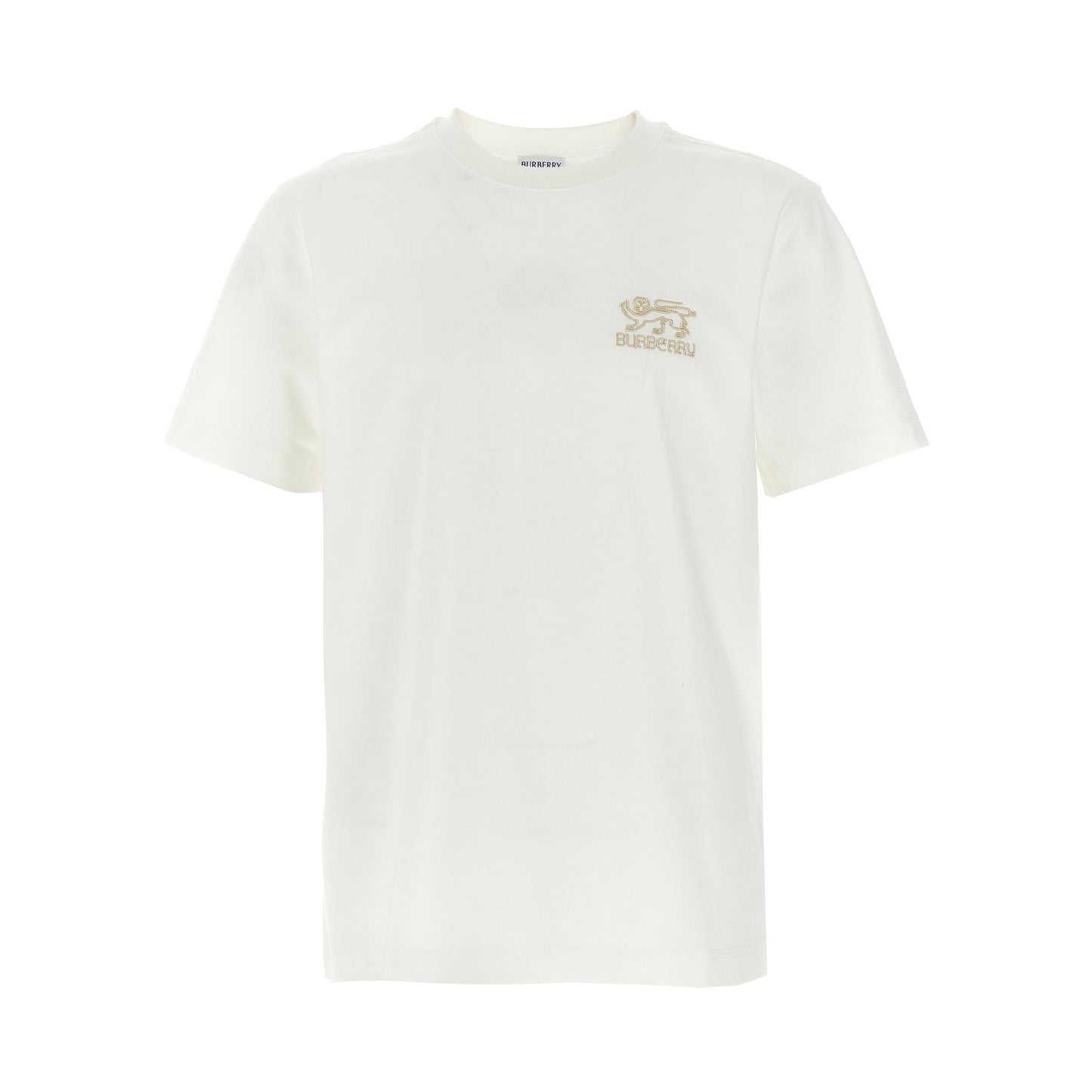 Burberry White Cotton T-Shirt