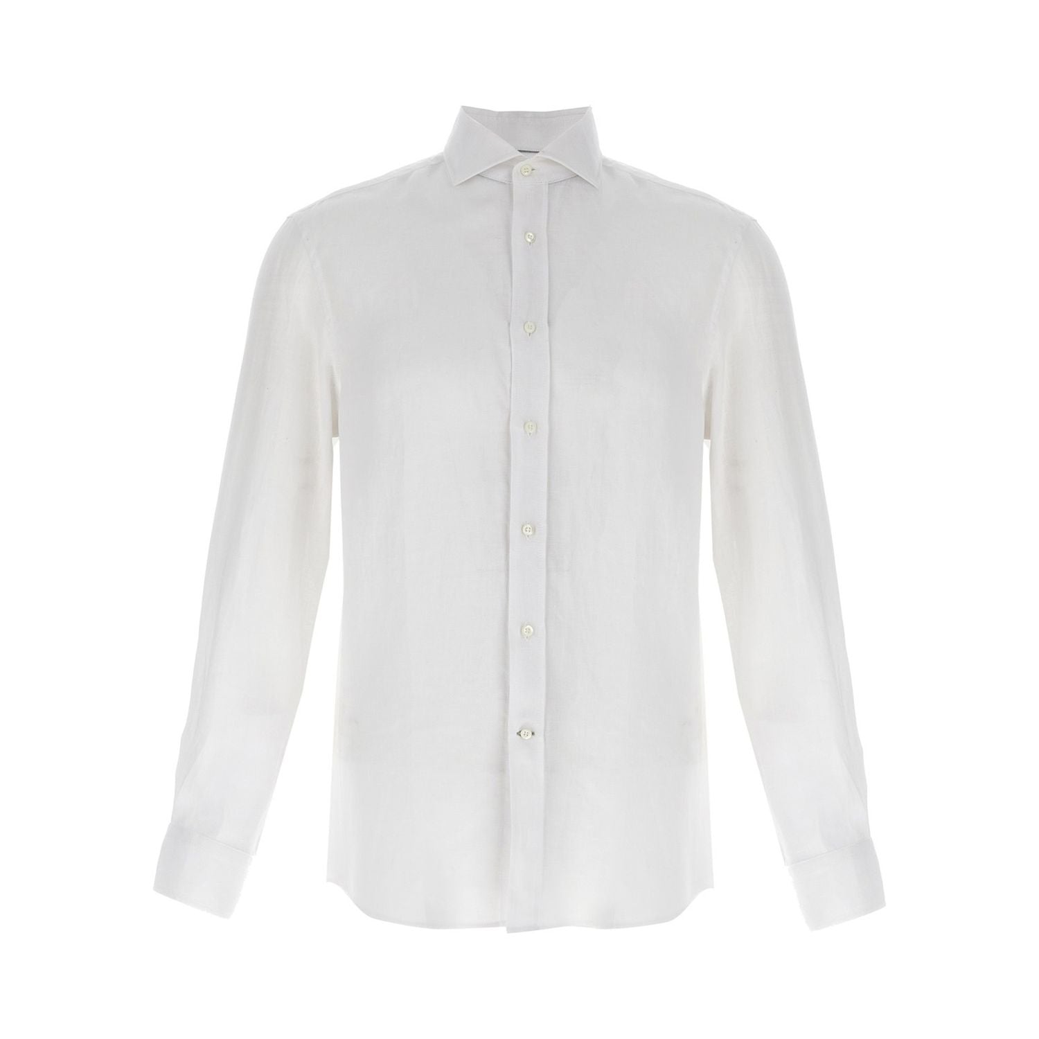 Brunello Cucinelli White Linen Blouse