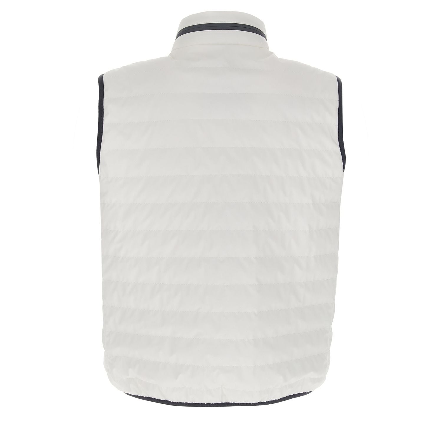 Brunello Cucinelli White Polyamide Sleeveless Jacket
