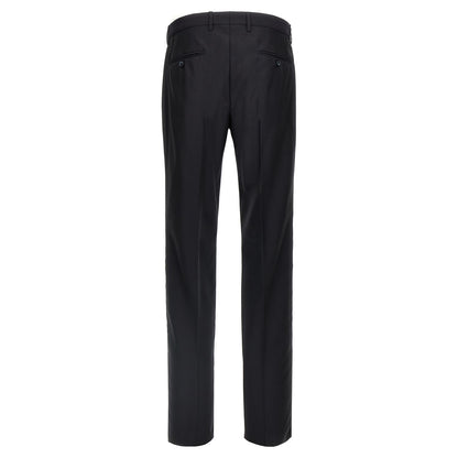 Dolce & Gabbana Blue Virgin Wool Two-Piece Suit