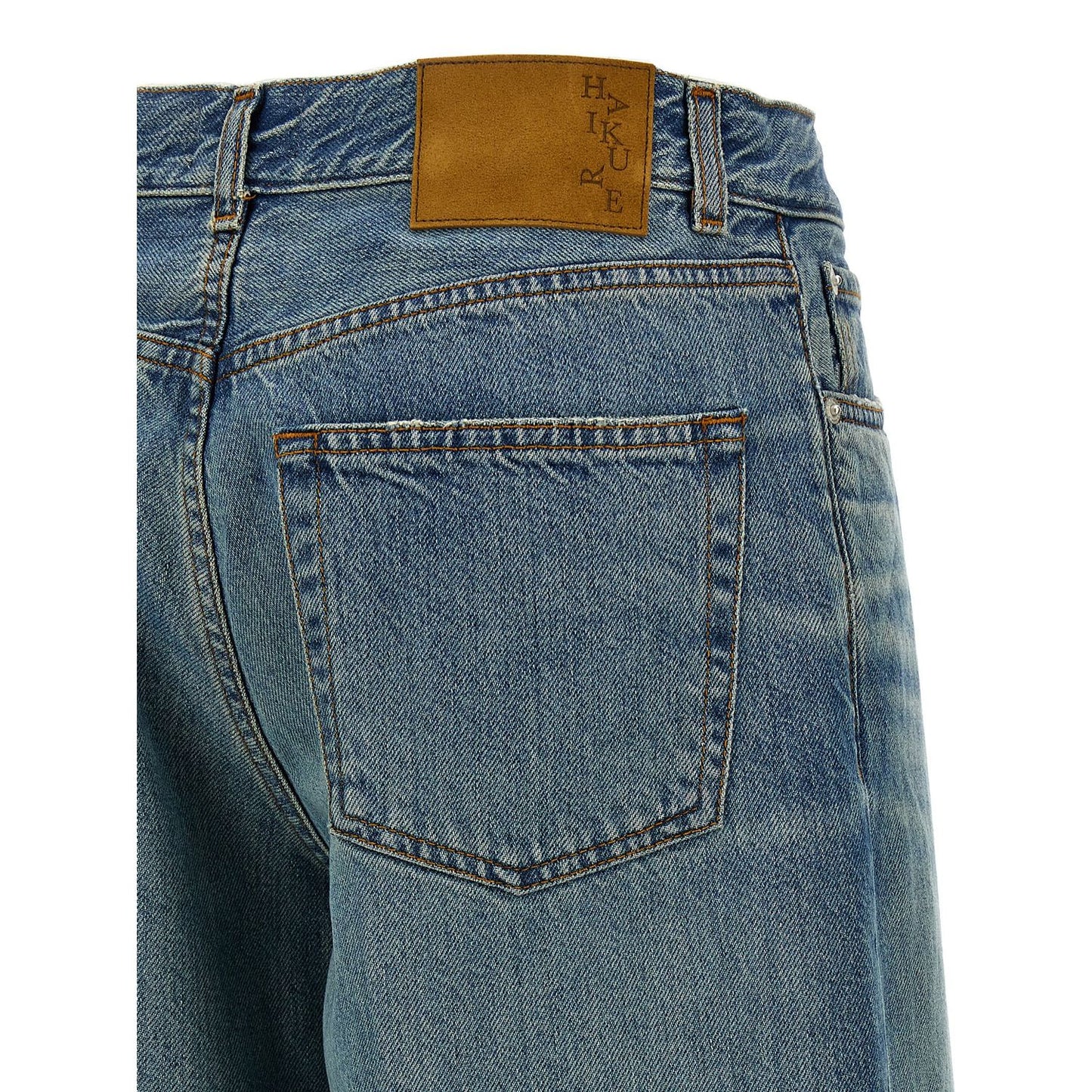 Haikure Blue Cotton Jeans Denim