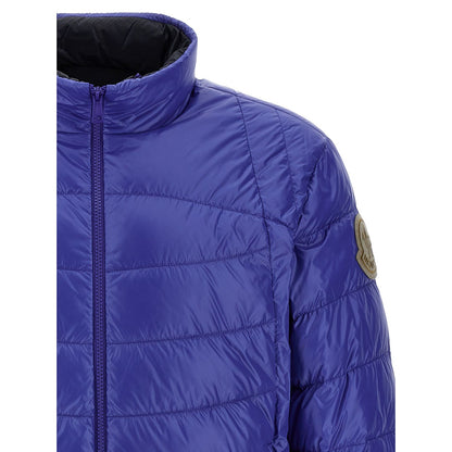 Moncler Blue Polyamide Full-Length Jacket