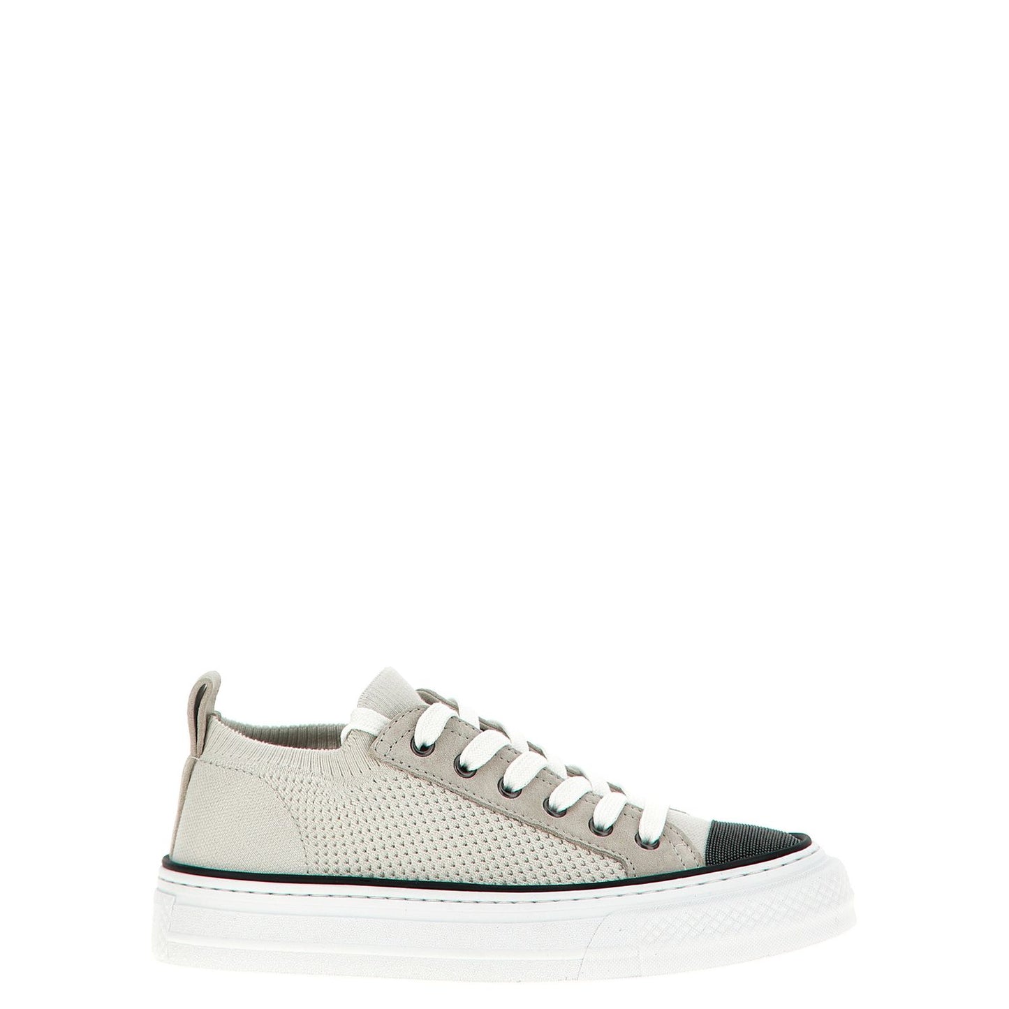 Brunello Cucinelli Multicolor Cotton Low Top Sneakers