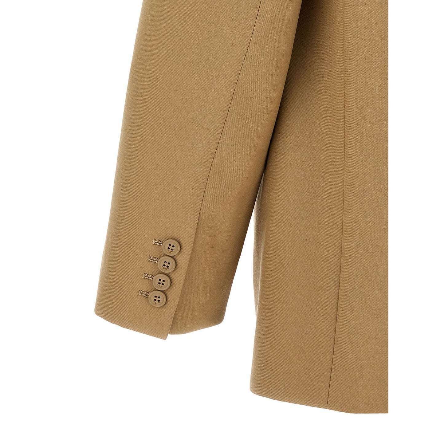 Saint Laurent Beige Wool Blazer