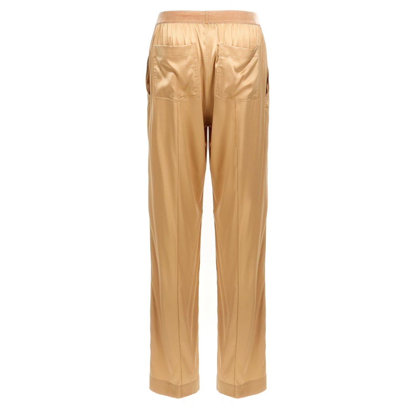 Tom Ford Beige Silk Casual Pants