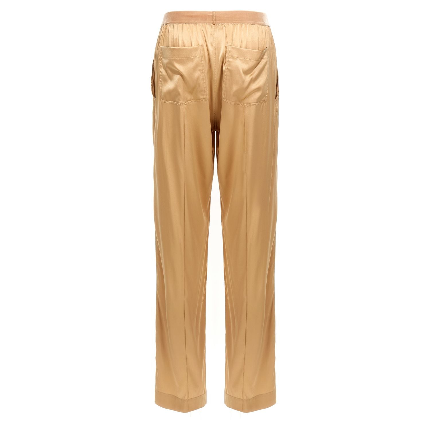 Tom Ford Beige Silk Casual Pants