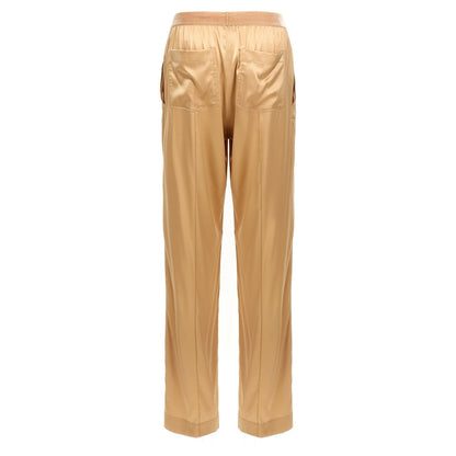 Tom Ford Beige Silk Casual Pants