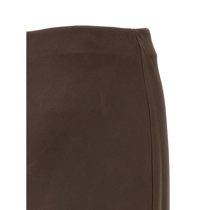 Brunello Cucinelli Brown Acetate Mini Skirt