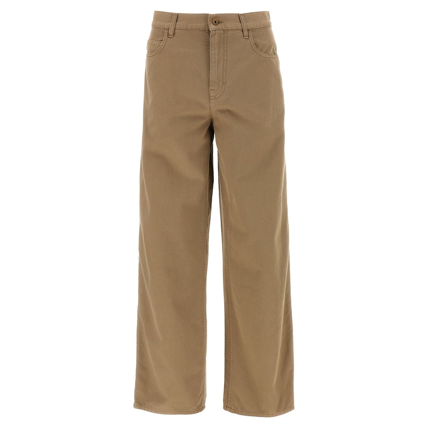 Burberry Beige Cotton Casual Pants