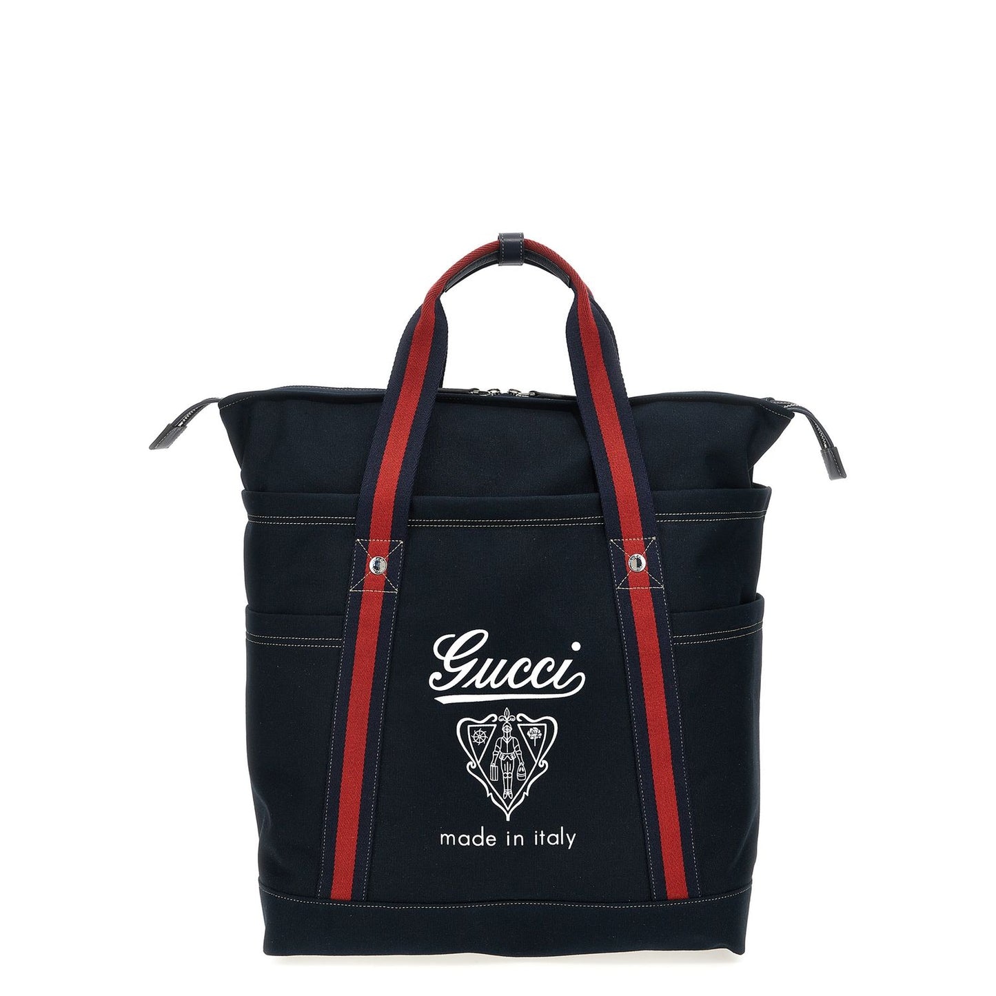 Gucci Blue Cotton Tote Bag
