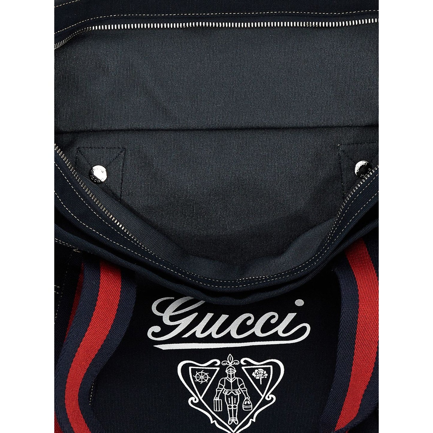 Gucci Blue Cotton Tote Bag