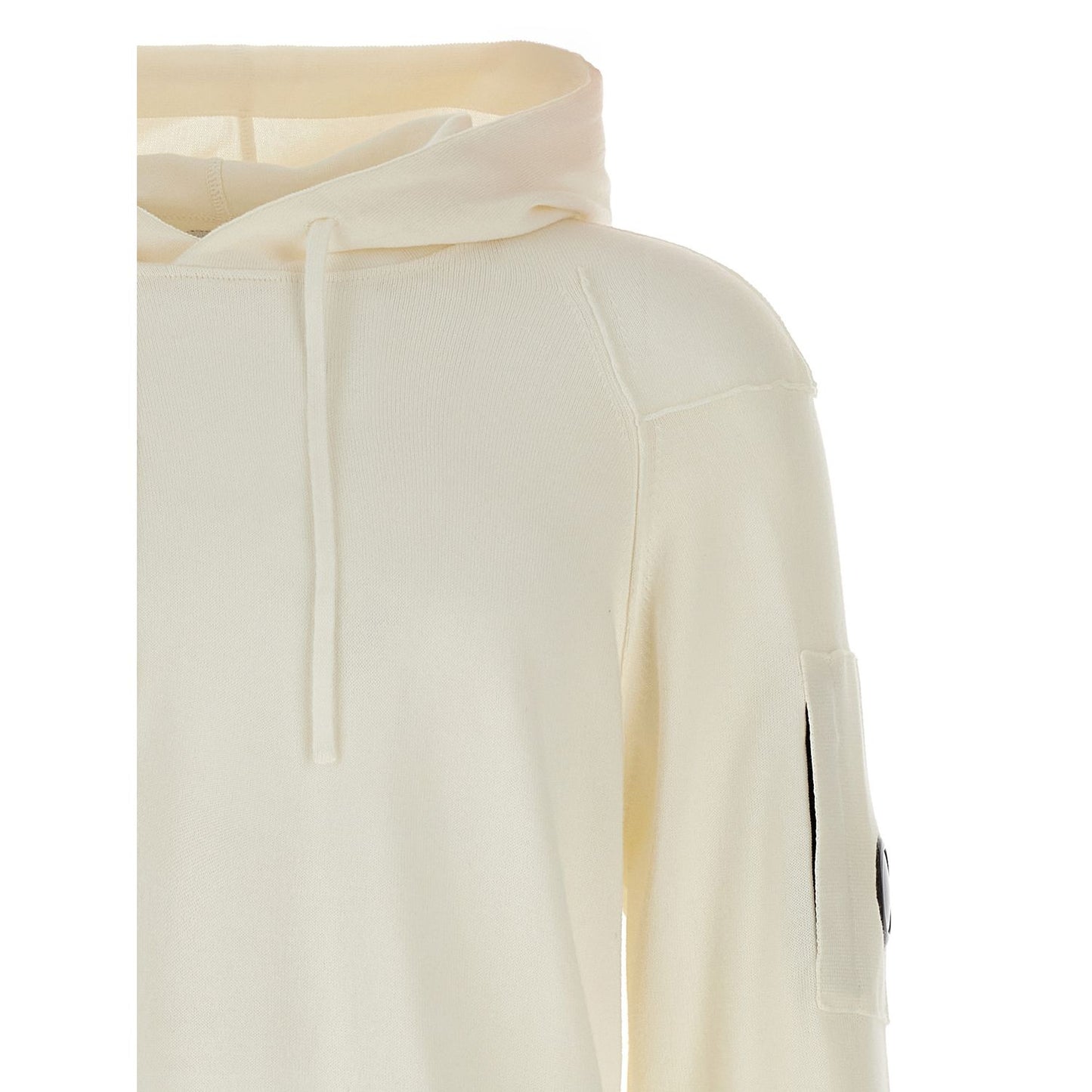 C.P. Company White Cotton Sweatshirt