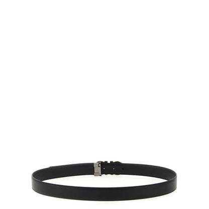 Ferragamo Black Calfskin Regular Belt