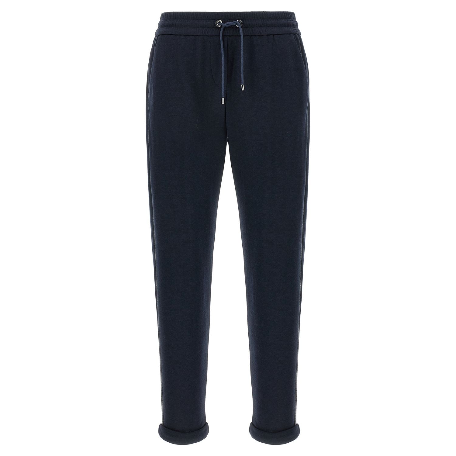 Brunello Cucinelli Blue Cotton Joggers (Workout Pants)