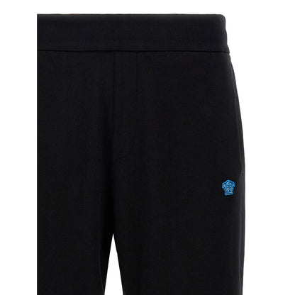 Versace Black Cotton Joggers (Workout Pants)