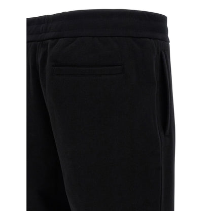 Versace Black Cotton Joggers (Workout Pants)