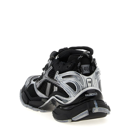 Balenciaga Black Polyethylene Athletic Sneakers