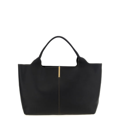 Tod's Black Calfskin Tote Bag