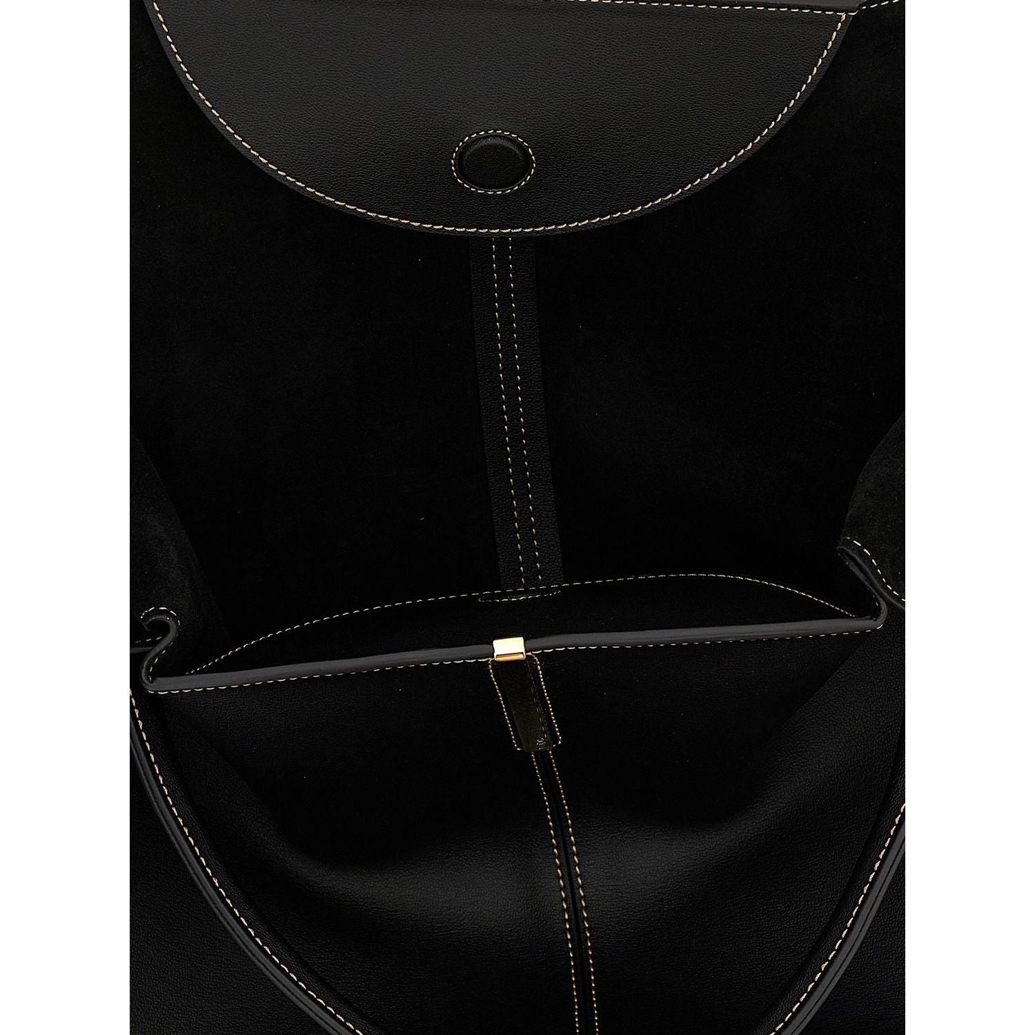 Tod's Black Calfskin Tote Bag