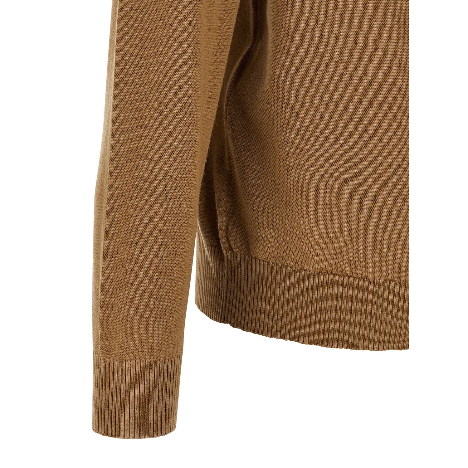 Fendi Beige Virgin Wool Cardigan