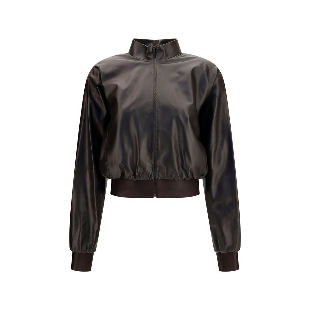 Gucci Brown Lamb Ovis Aries Bomber