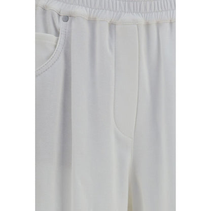 Brunello Cucinelli White Cotton Bermuda Shorts