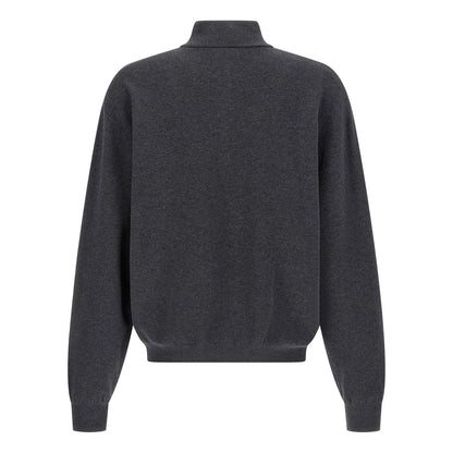 Balenciaga Gray Cotton Cardigan