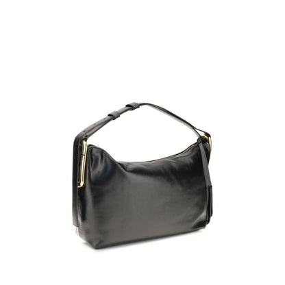Marc Jacobs Black Calf Leather Bos Taurus Shoulder Bag