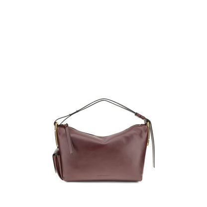 Marc Jacobs Bordeaux Calf Leather Bos Taurus Shoulder Bag