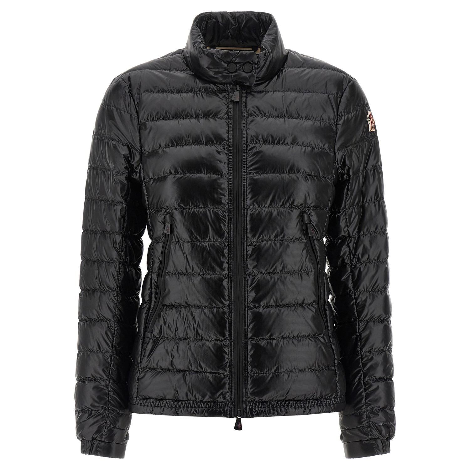 Moncler Grenoble Black Polyamide Full-Length Jacket