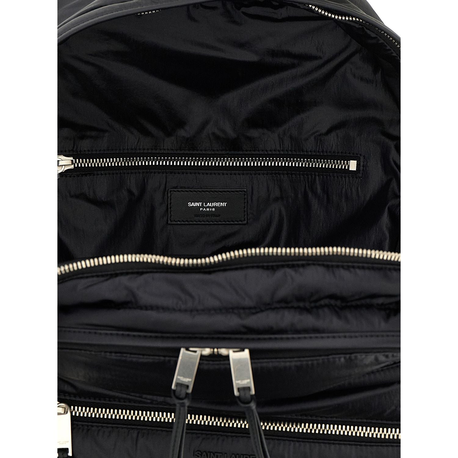 Saint Laurent Black Calfskin Backpack