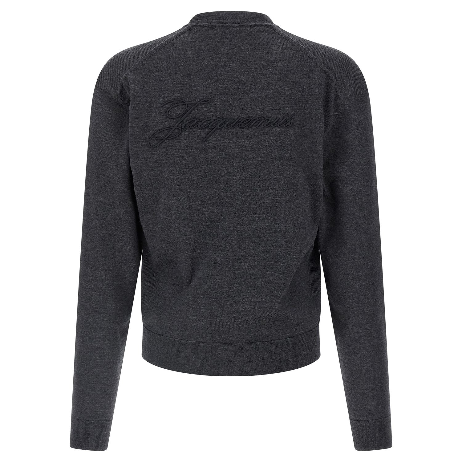 Jacquemus Gray Merino Wool Cardigan