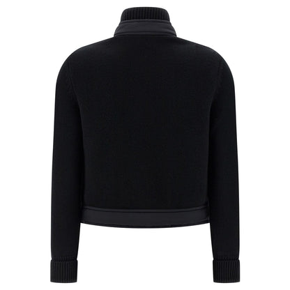 Moncler Grenoble Black Polyamide Cardigan